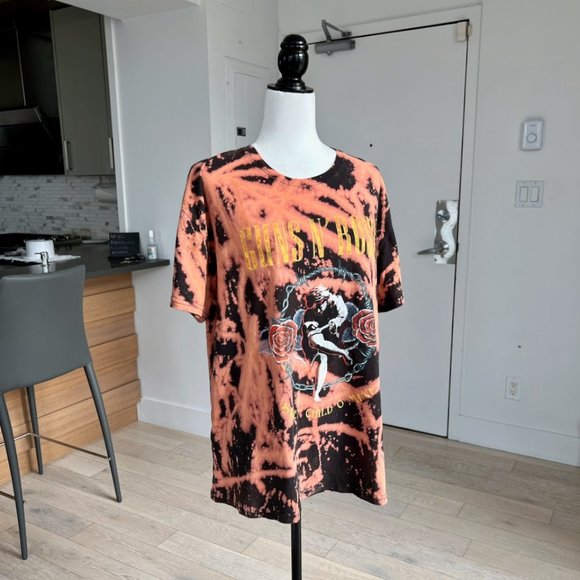 Upcycled ✨Guns n’ Roses Oversized Retro Graphic Tee | XXL | Black - Picture 7 of 8